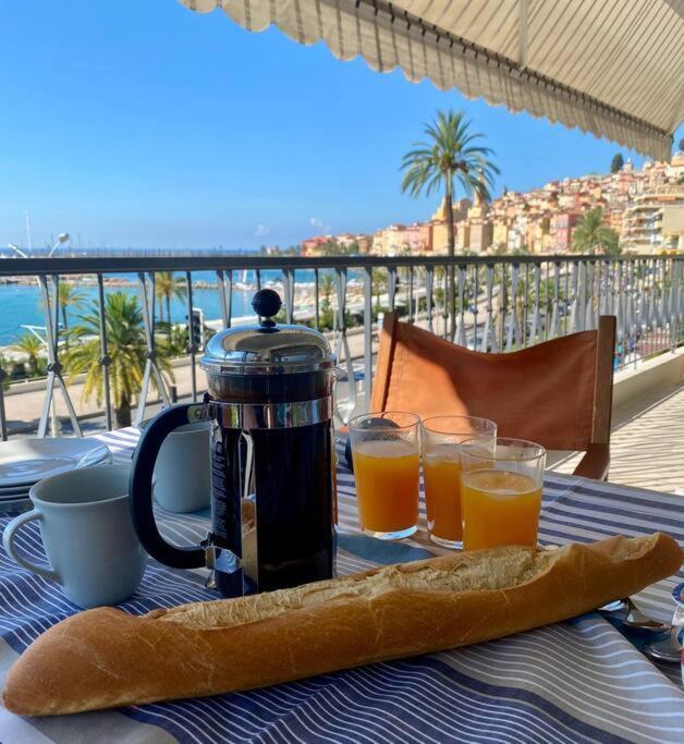 Le Garavan-Vue Mer-Plage-Clim-Terrasse Mentona Zewnętrze zdjęcie